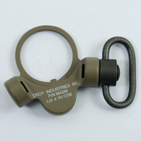 Troy Full Steel Dual Side QD Sling Swivel Dark Earth for GBB